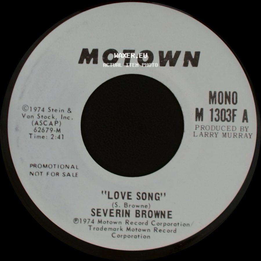 Severin Browne - Love Song / Love Song side B