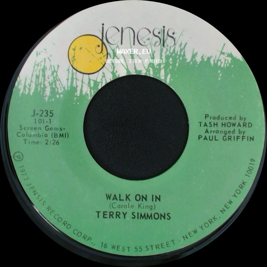 Terry Simmons - Walk On In / Noddin side A