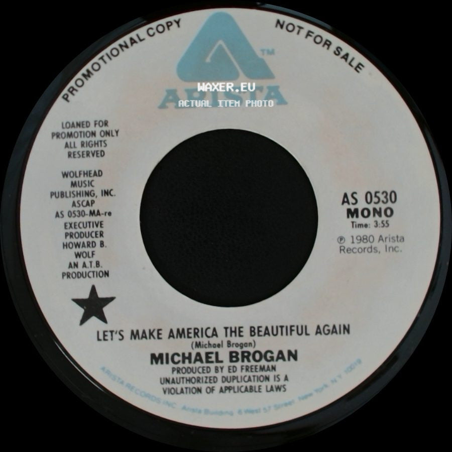Michael Brogan - Let's Make America The Beautiful Again / Let's Make America The Beautiful Again side B