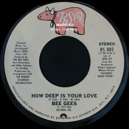 Bee Gees - Can't Keep A Good Man Down / How Deep Is Your Love side B