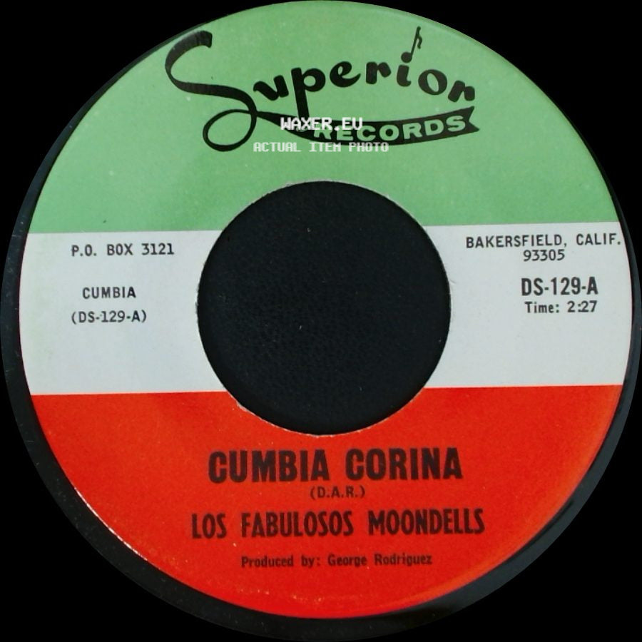 Los Fabulosos Moondells - Cumbia Corina / Un Pedacito side A