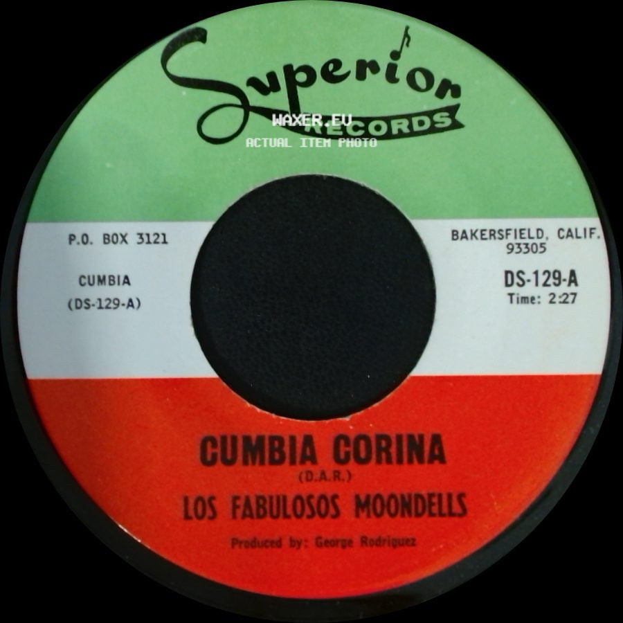 Los Fabulosos Moondells - Un Pedacito / Cumbia Corina side B