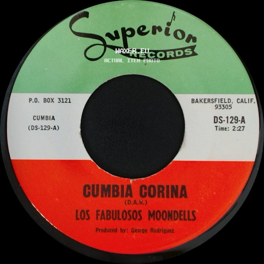 Los Fabulosos Moondells - Un Pedacito / Cumbia Corina side B