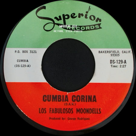 Los Fabulosos Moondells - Un Pedacito / Cumbia Corina side B
