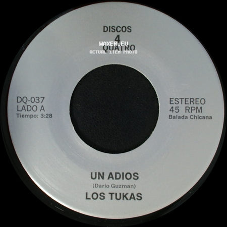 Los Tukas / Polo - Un Adios / El Ultimo Beso "Last Kiss" side A