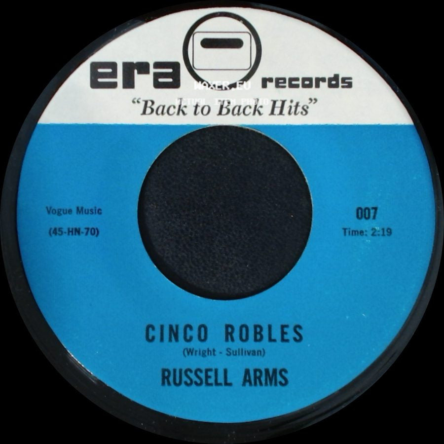 Art & Dotty Todd / Russell Arms - Chanson D'amour / Cinco Robles side B