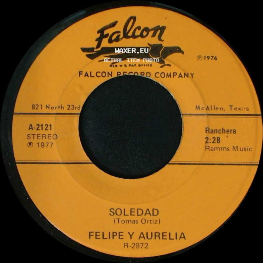 Felipe Y Aurelia - Soledad / Los Mojados side A