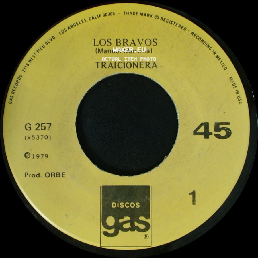 Los Bravos - El Recontraloco / Traicionera side B