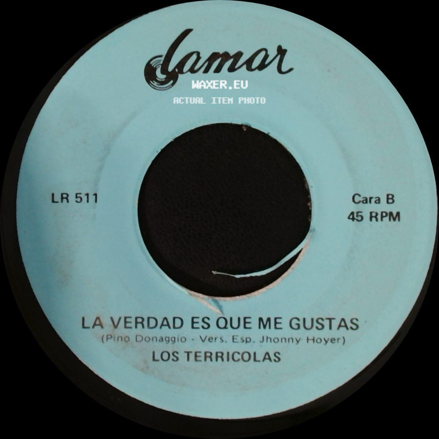 Los Terricolas - Volveras / La Verdad Es Que Me Gustas side B