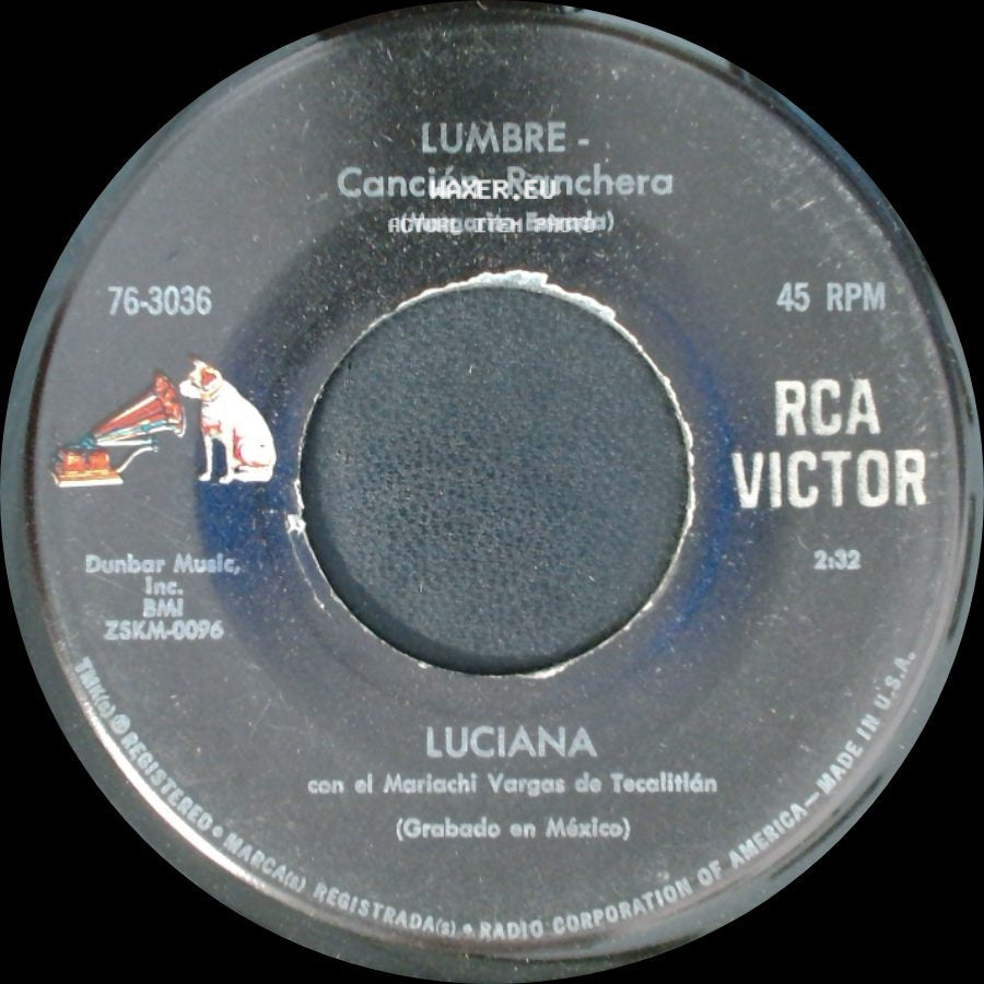 Luciana - Lumbre - Canción Ranchera / Basurita - Canción Ranchera side A