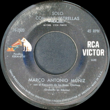 Marco Antonio Muñiz - Solo Con Una Estrellas (Torrealba) / Unknown Title B side A