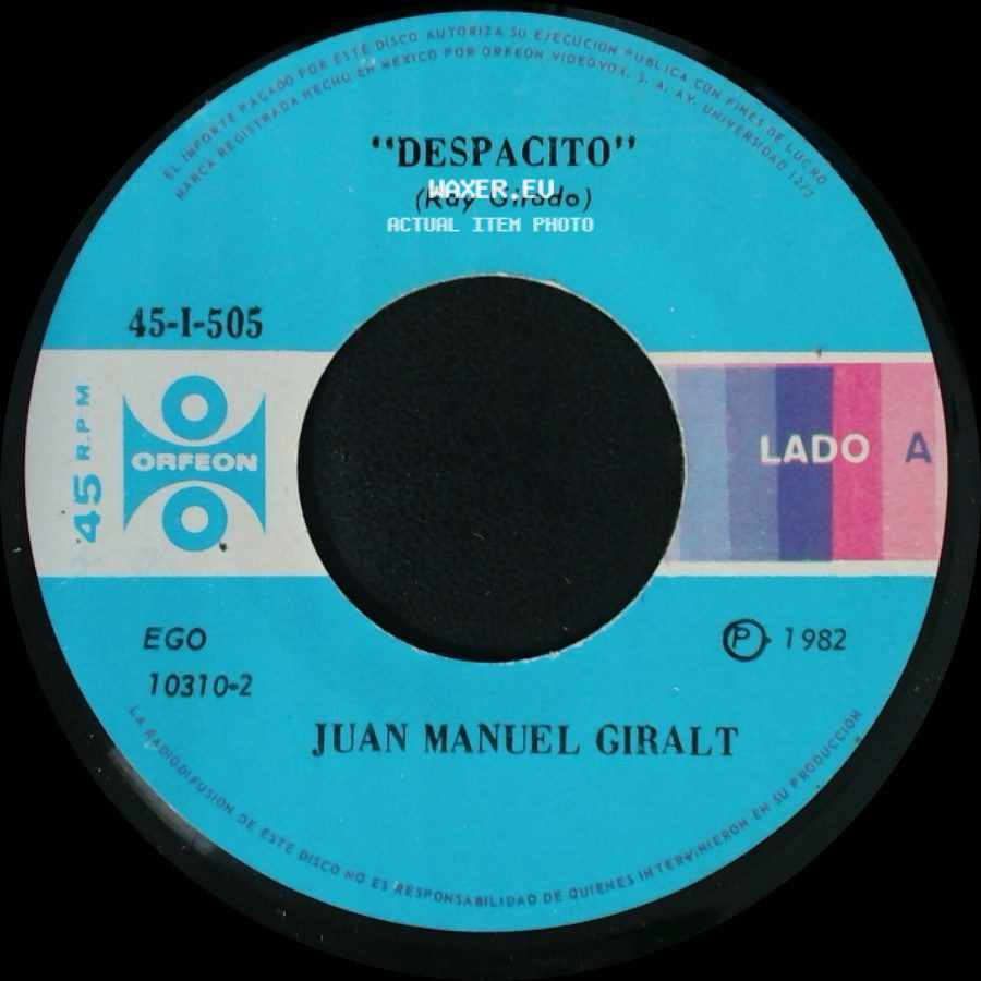 Juan Manuel Giralt - Despacito / Vete Con Ella side A