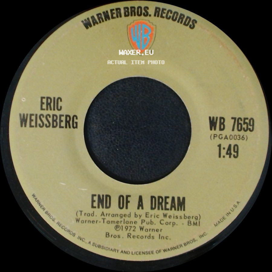 Eric Weissberg - Dueling Banjos / End Of A Dream side B