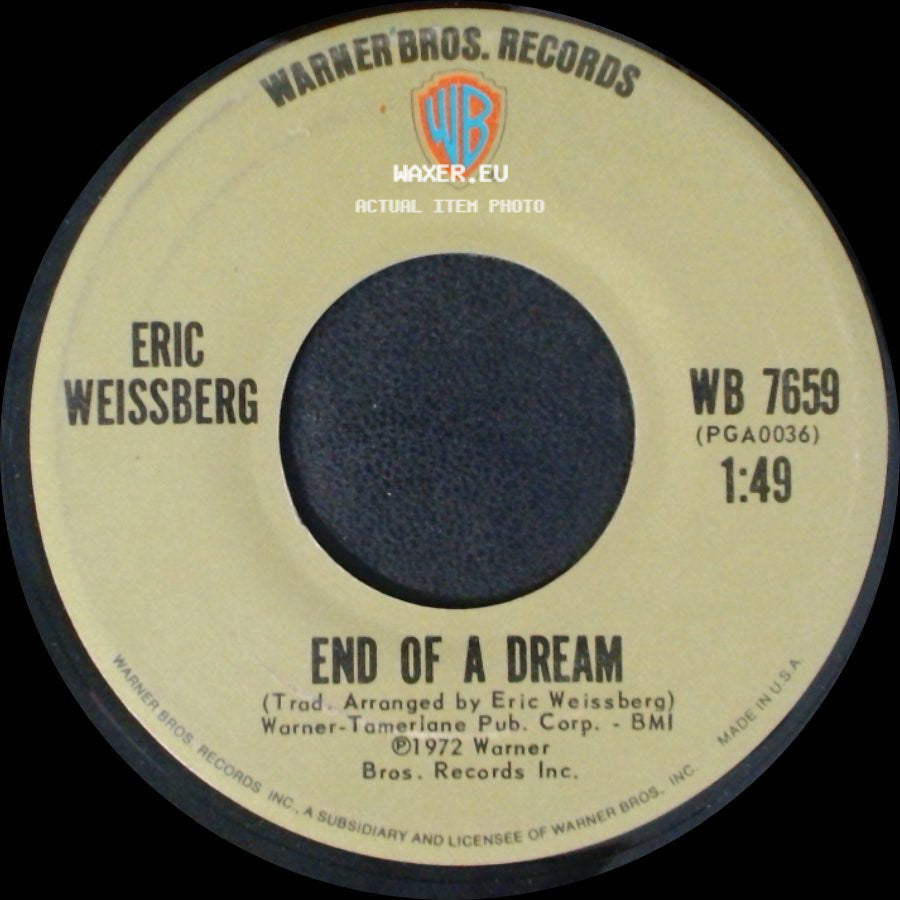 Eric Weissberg - Dueling Banjos / End Of A Dream side B