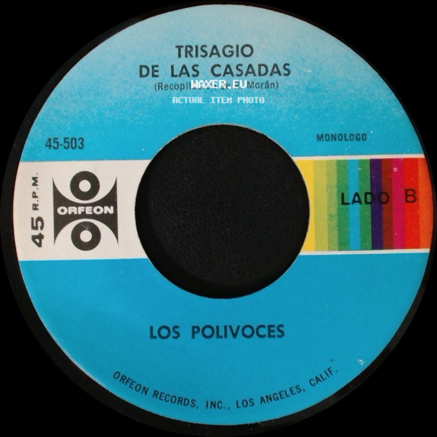 Los Polivoices - Trisagio De Los Solterones / Trisagio De Las Casadas (Recopilación De R. Morán) side B