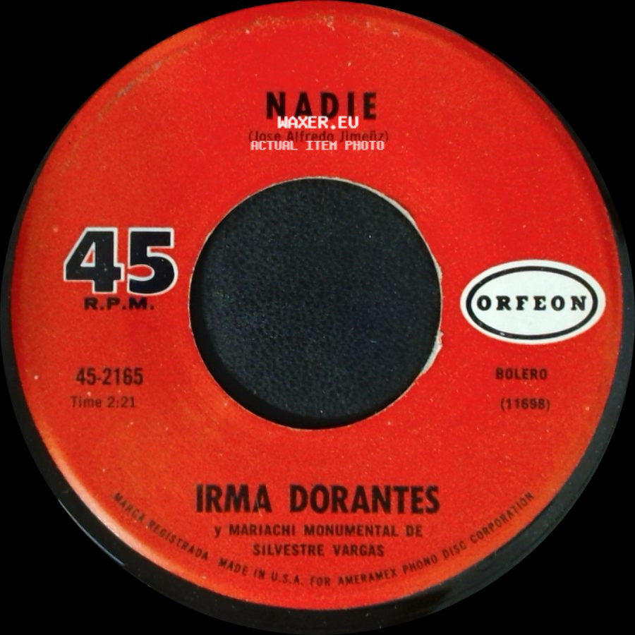 Irma Dorantes - Parece Que Fue Ayer / Nadie side B