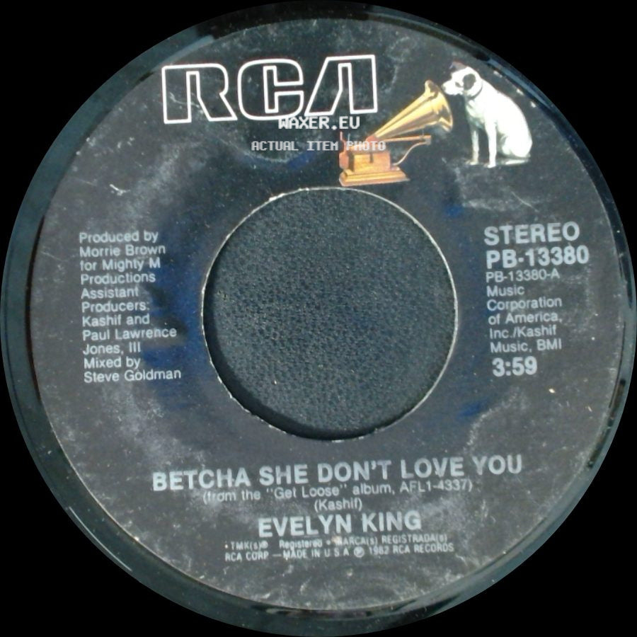Evelyn King - Betcha She Don't Love You / Get Up Off Your Love side A