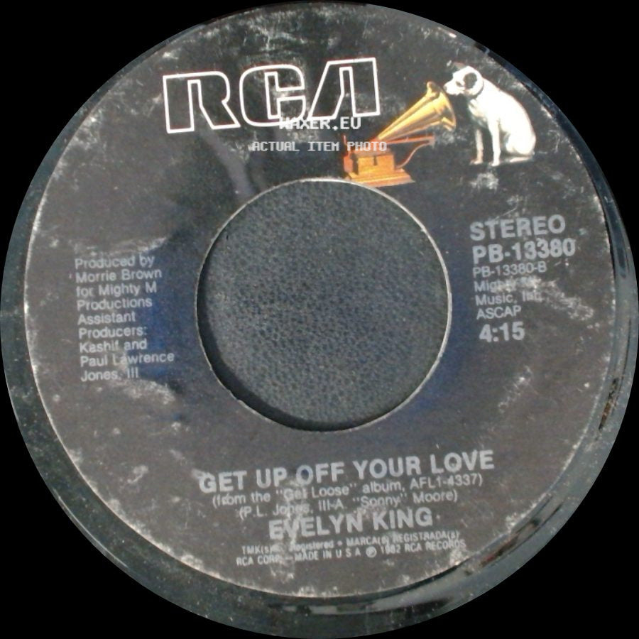 Evelyn King - Betcha She Don't Love You / Get Up Off Your Love side B