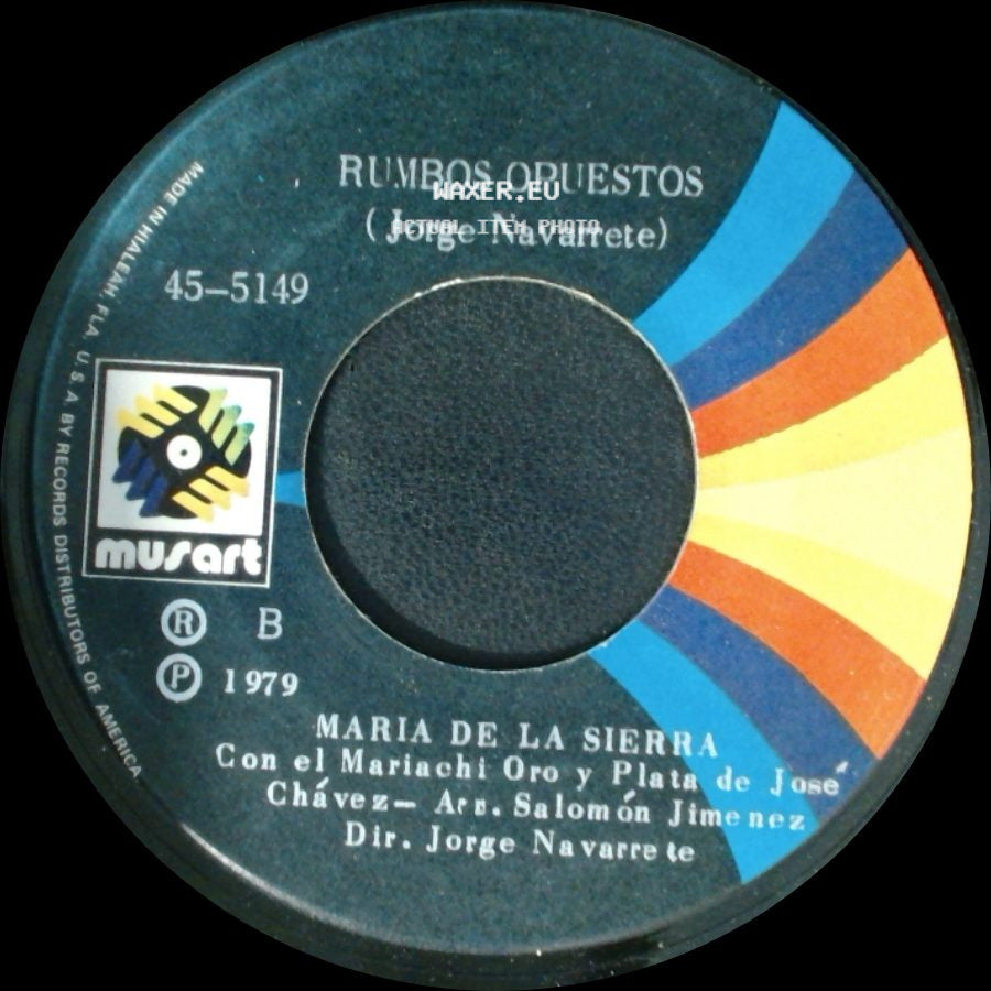 Maria De La Sierra - Rumbos Opuestos / Me Van A Decir Señor side A
