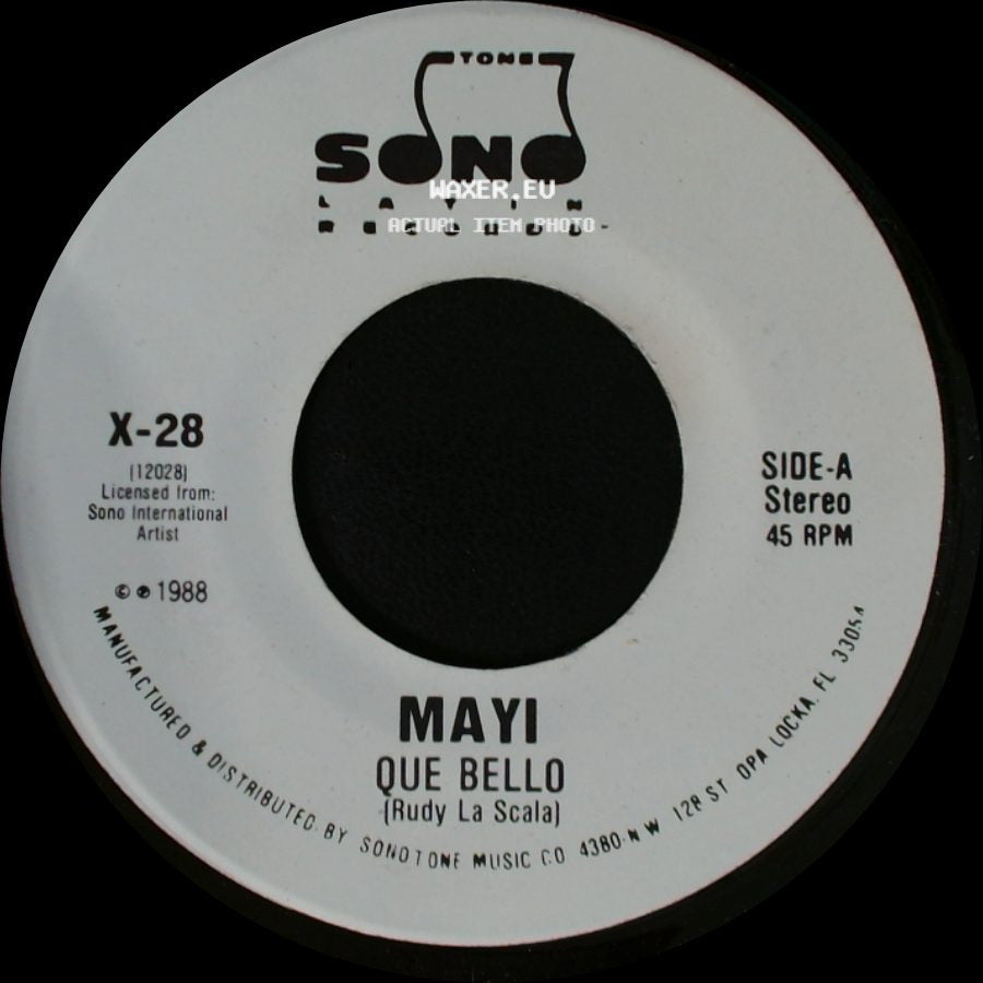 Mayi - Que Bello / Que Bello (Rudy La Scala) side A