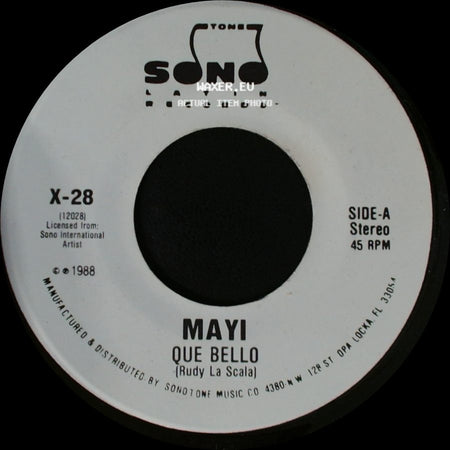 Mayi - Que Bello / Que Bello (Rudy La Scala) side A