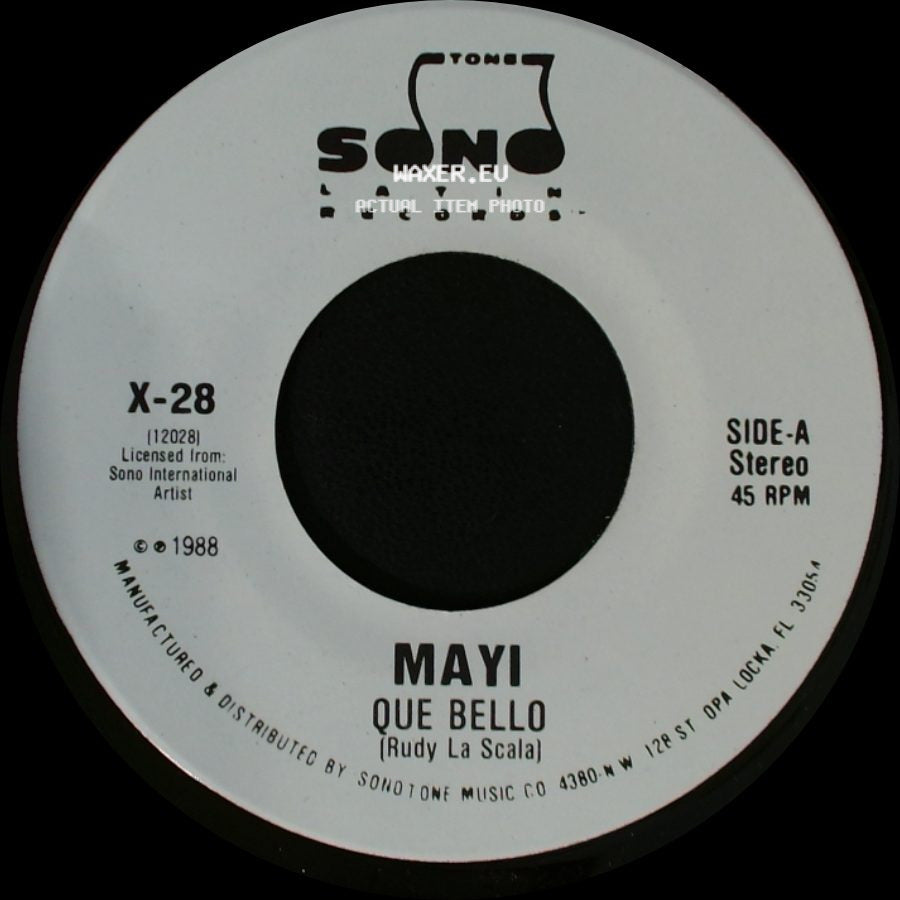 Mayi - Que Bello / Que Bello (Rudy La Scala) side A