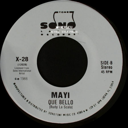 Mayi - Que Bello / Que Bello (Rudy La Scala) side B