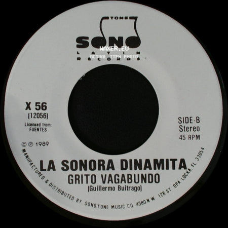 La Sonora Dinamita - Grito Vagabundo / Grito Vagabundo side B