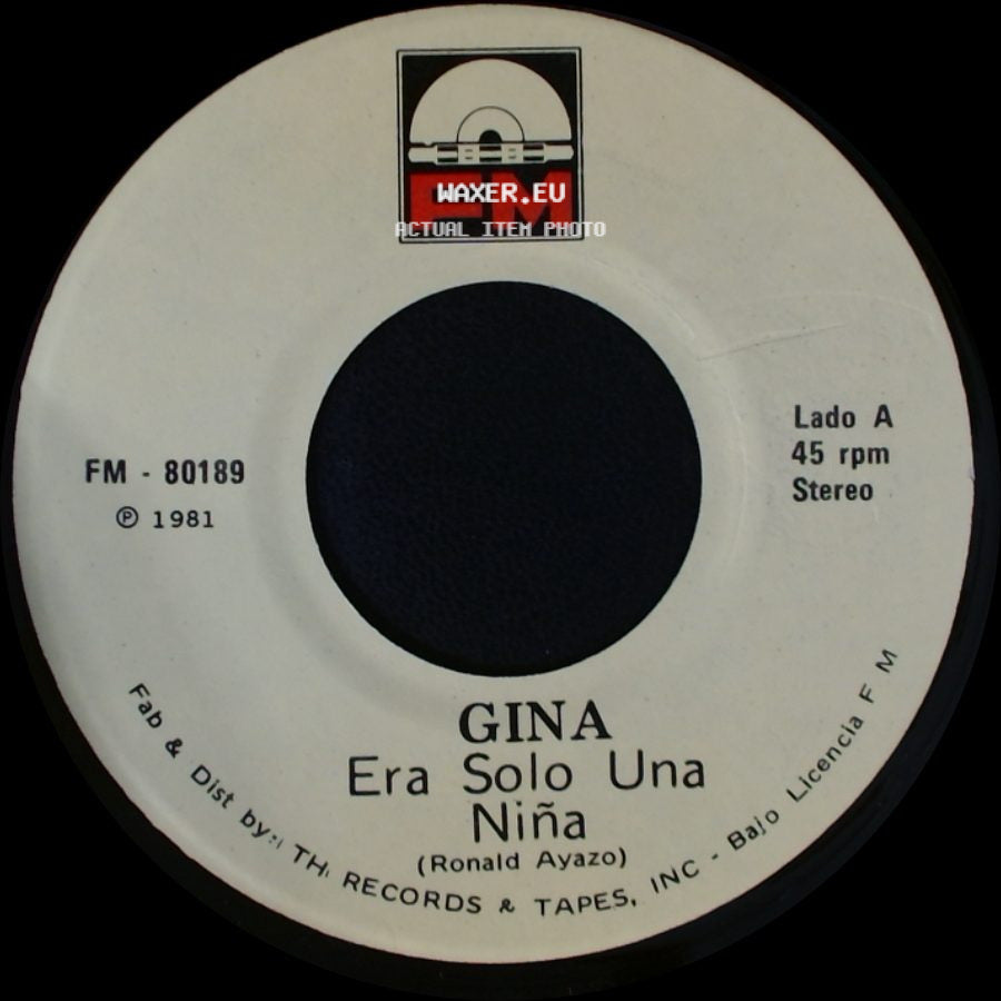 Gina - Era Solo Una Niña / Donde Andaras (Demo) side A