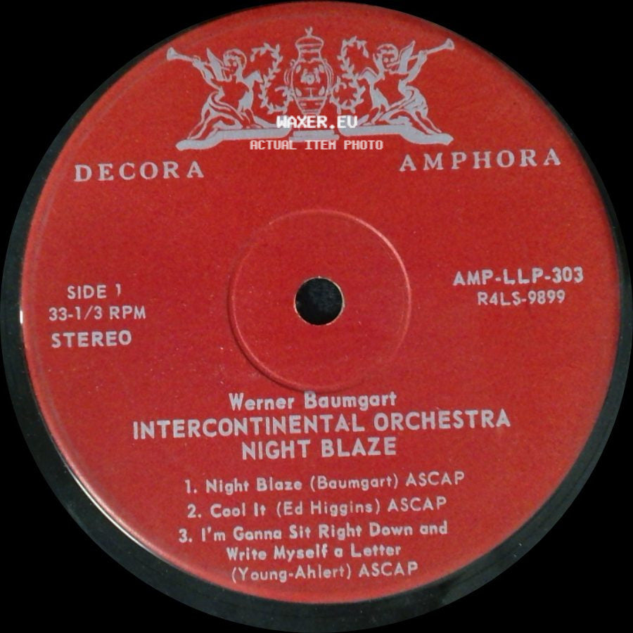 Werner Baumgart Intercontinental Orchestra - Night Blaze / Night Blaze side A