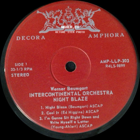 Werner Baumgart Intercontinental Orchestra - Night Blaze / Night Blaze side A