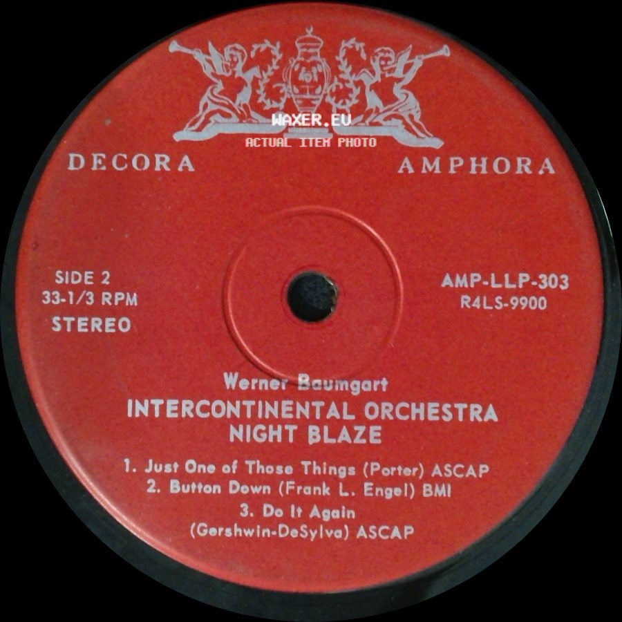 Werner Baumgart Intercontinental Orchestra - Night Blaze / Night Blaze side B