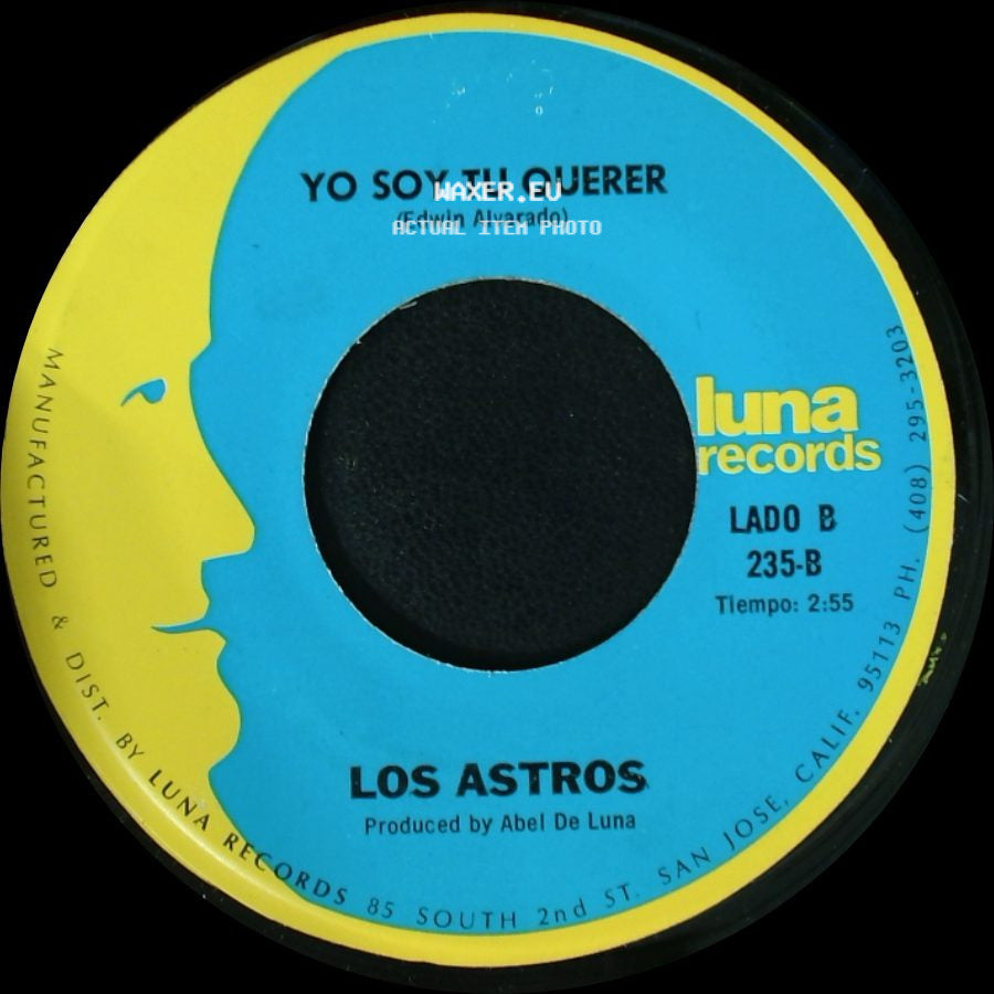 Los Astros - Tres Dias / Yo Soy Tu Querer side B