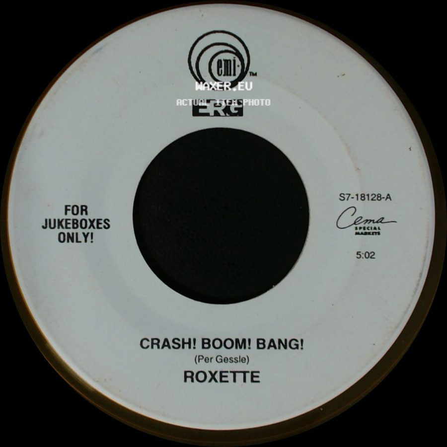 Roxette - Joyride (Unplugged) / Crash! Boom! Bang! side B