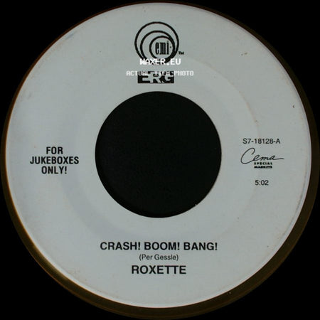 Roxette - Joyride (Unplugged) / Crash! Boom! Bang! side B