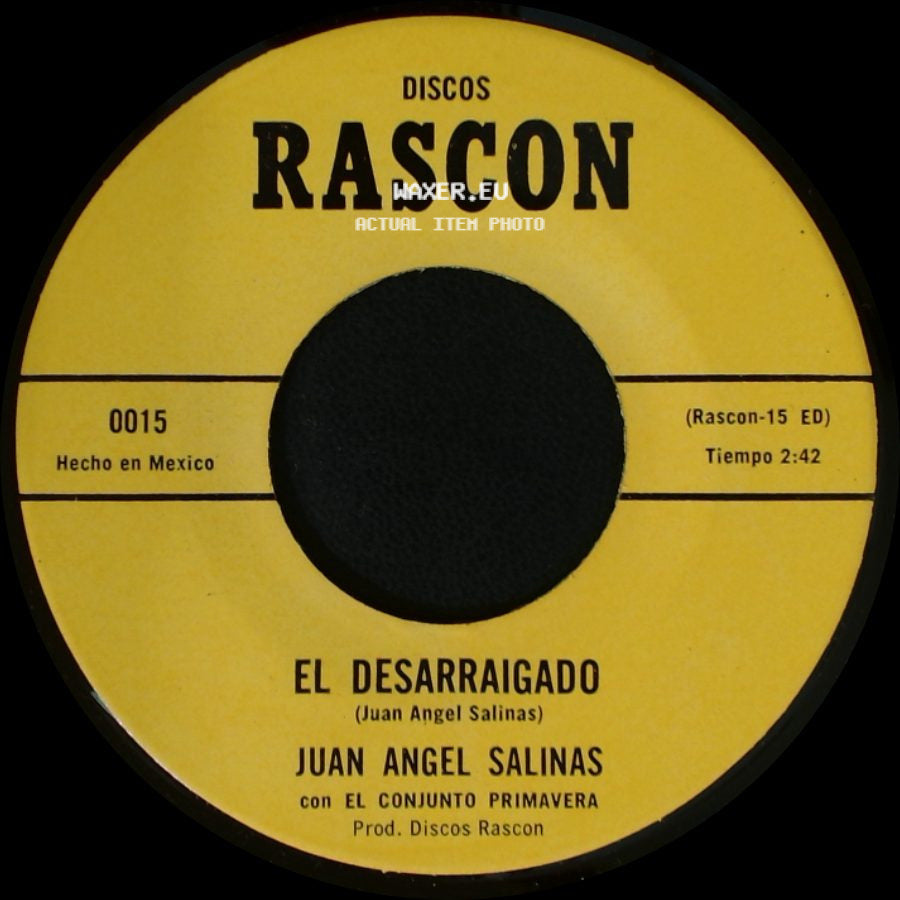 Juan Angel Salinas Con El Conjunto Primavera / Juan Angel Salinas - El Desarraigado / Frontera Tamaulipas side A