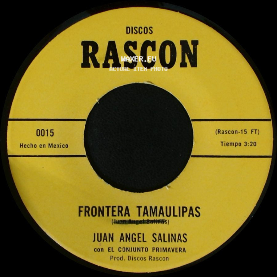Juan Angel Salinas / Juan Angel Salinas Con El Conjunto Primavera - El Desarraigado / Frontera Tamaulipas side B