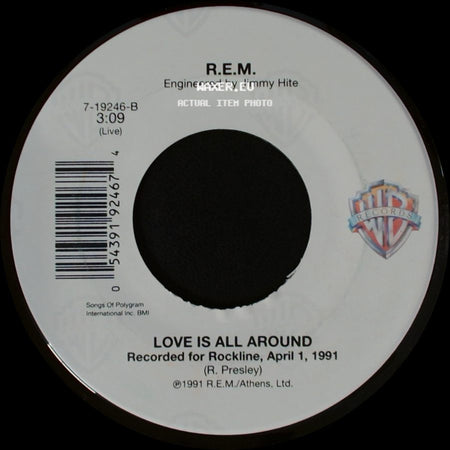 R.E.M. - Radio Song / Love Is All Around side B