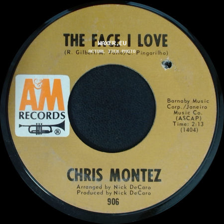 Chris Montez - Once In Awhile / The Face I Love side B