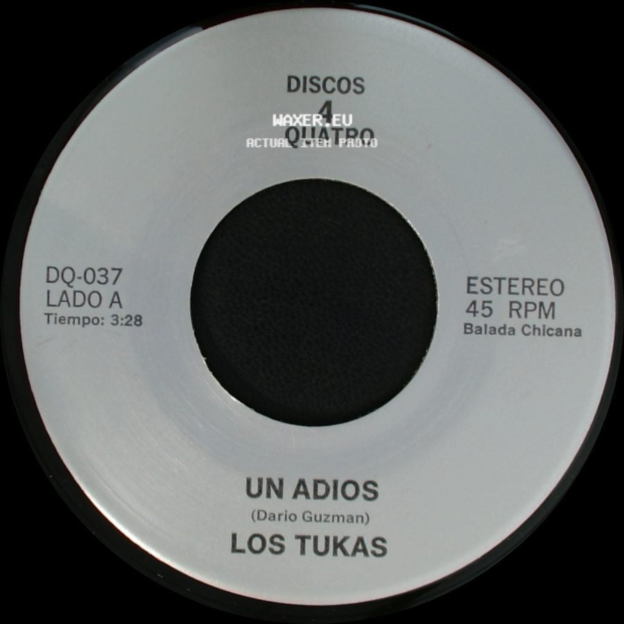 Los Tukas / Polo - Un Adios / El Ultimo Beso "Last Kiss" side A