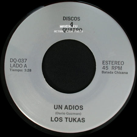 Los Tukas / Polo - Un Adios / El Ultimo Beso "Last Kiss" side A
