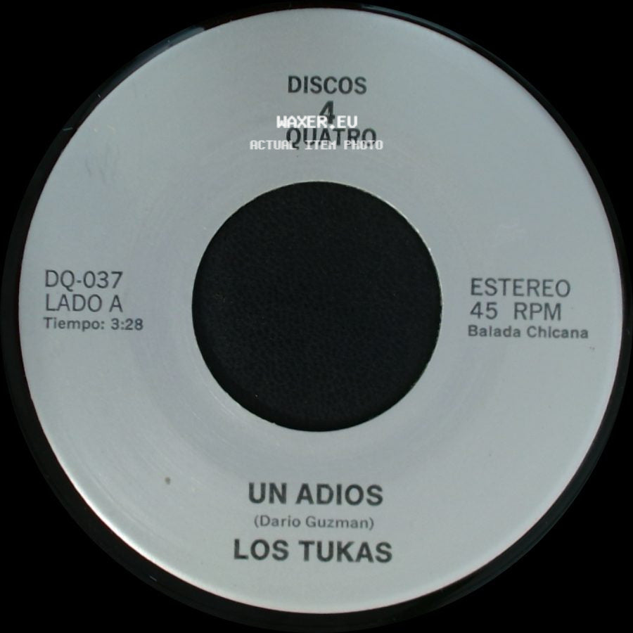 Los Tukas / Polo - Un Adios / El Ultimo Beso "Last Kiss" side A
