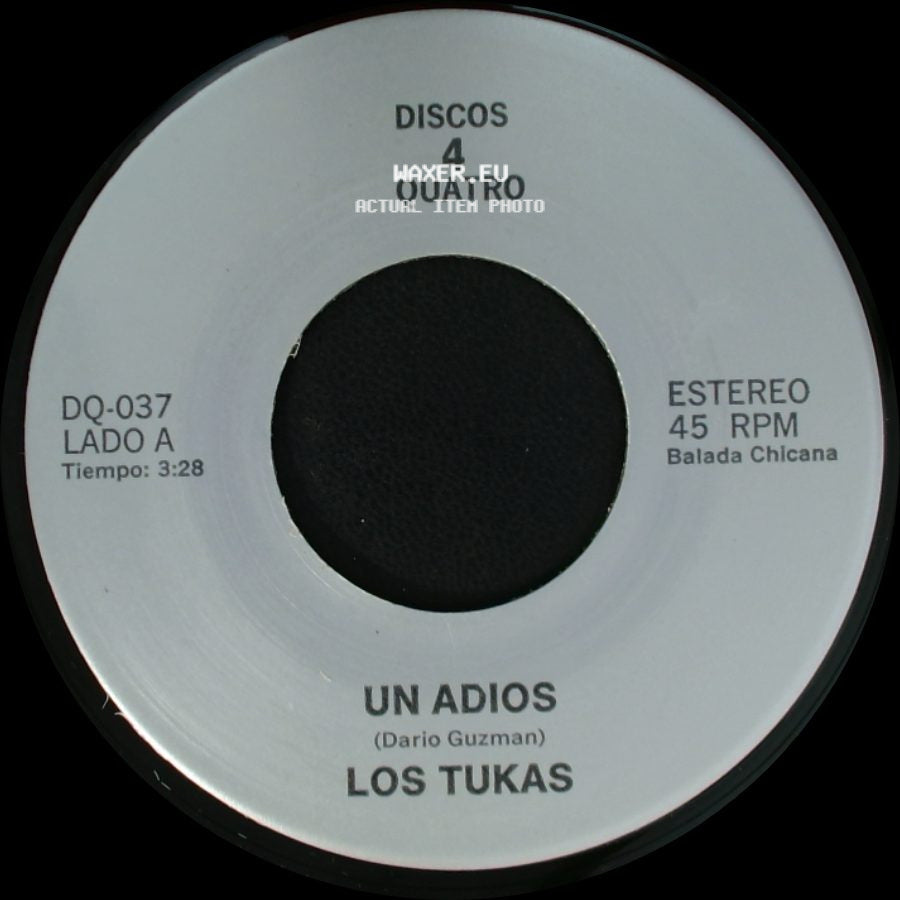 Los Tukas / Polo - Un Adios / El Ultimo Beso "Last Kiss" side A