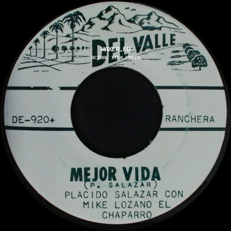 Placido Salazar Con Mike Lozano El Chaparro - Mejor Vida (P. Salazar) / Cancion De Un Soladado side A