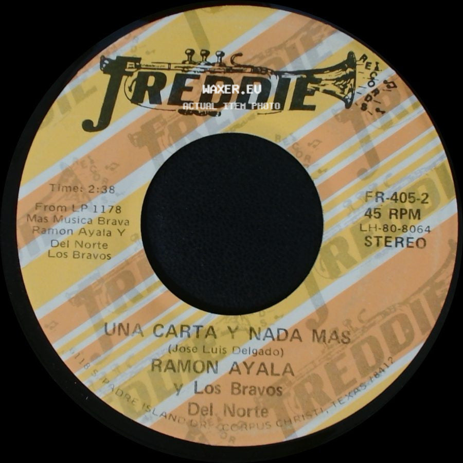 Ramon Ayala Y Los Bravos Del Norte - Tragos Amargos / Una Carta Y Nada Mas side B