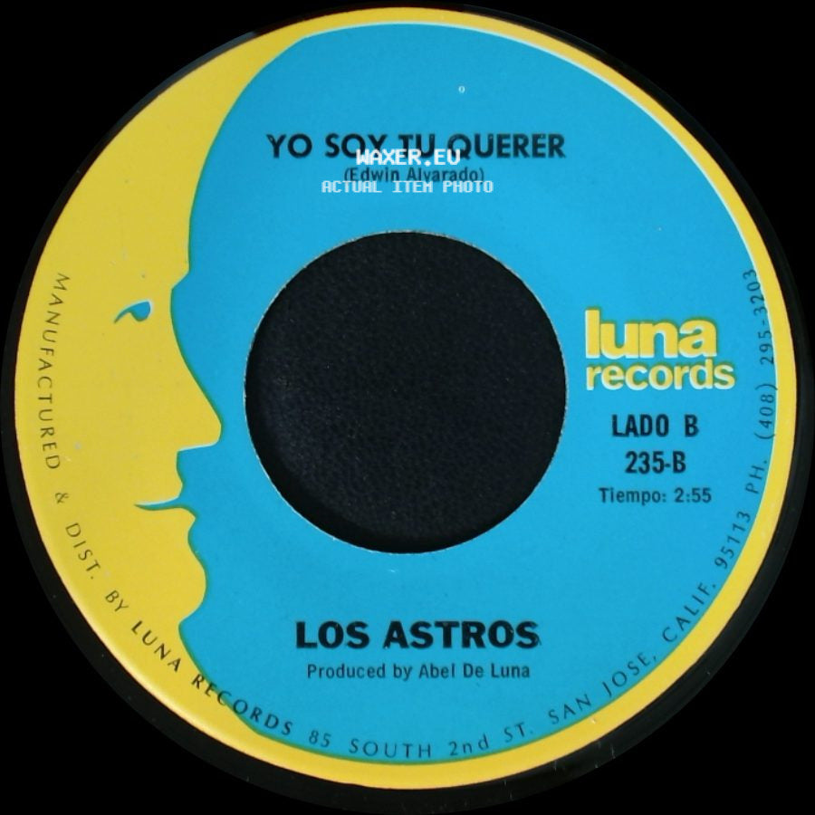 Los Astros - Tres Dias / Yo Soy Tu Querer side B