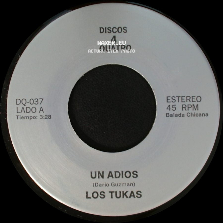 Los Tukas / Polo - Un Adios / El Ultimo Beso "Last Kiss" side A