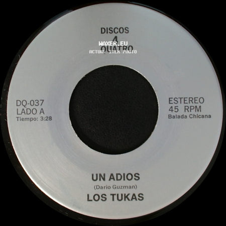Los Tukas / Polo - Un Adios / El Ultimo Beso "Last Kiss" side A