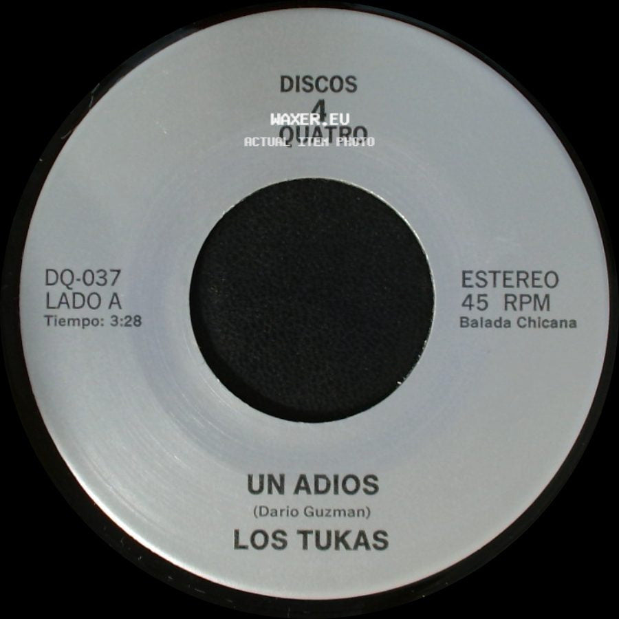 Los Tukas / Polo - Un Adios / El Ultimo Beso "Last Kiss" side A