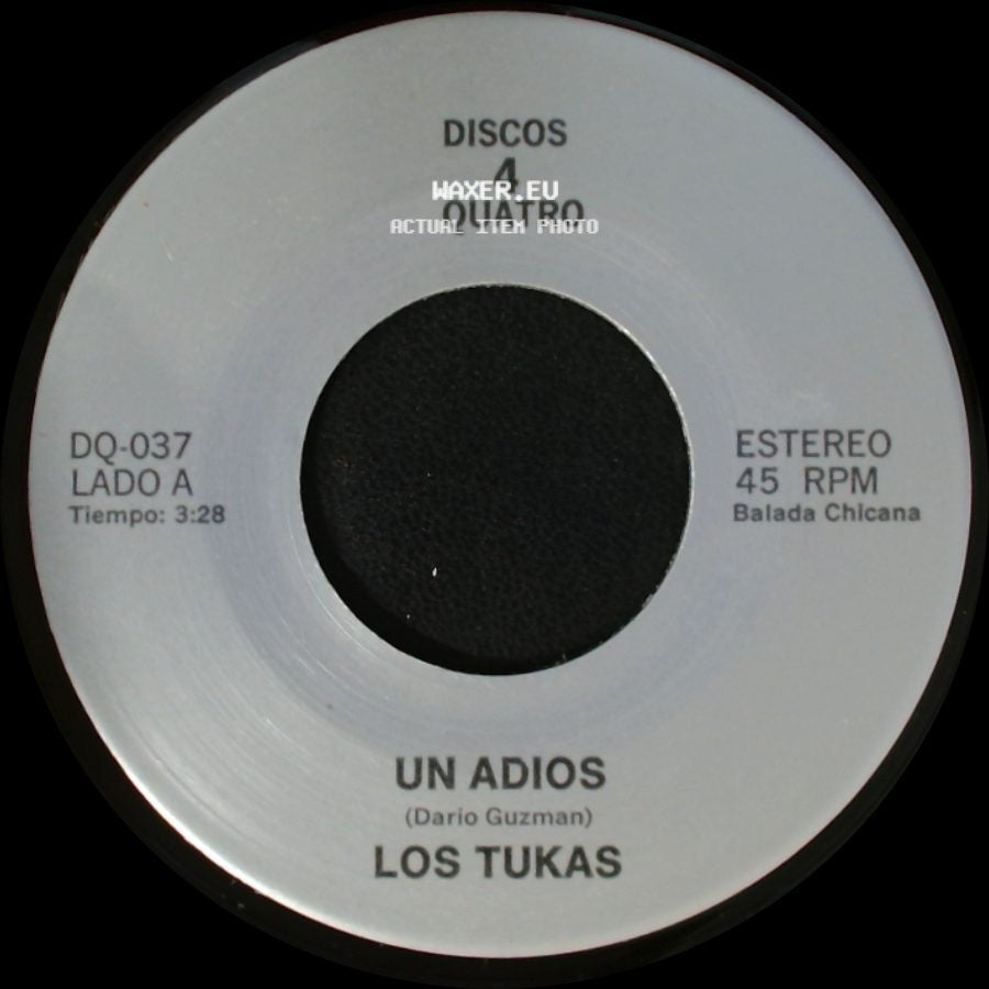 Los Tukas / Polo - Un Adios / El Ultimo Beso "Last Kiss" side A
